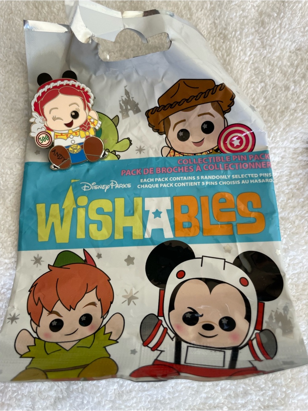 Disney Parks Wishables Series 2 Mystery Pack Pin Jessie Toy Story